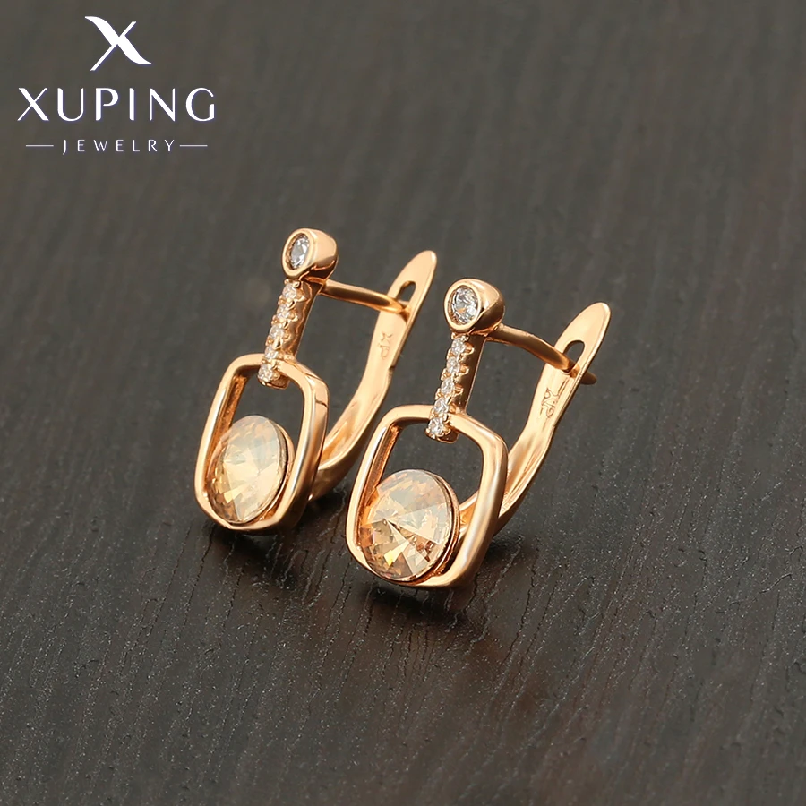 Xuping Jewelry New Arrival Crystals Earrings for Women Christmas Gift A00426806