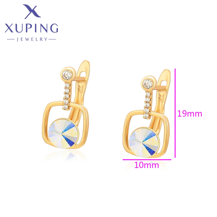 Xuping Jewelry New Arrival Crystals Earrings for Women Christmas Gift A00426806
