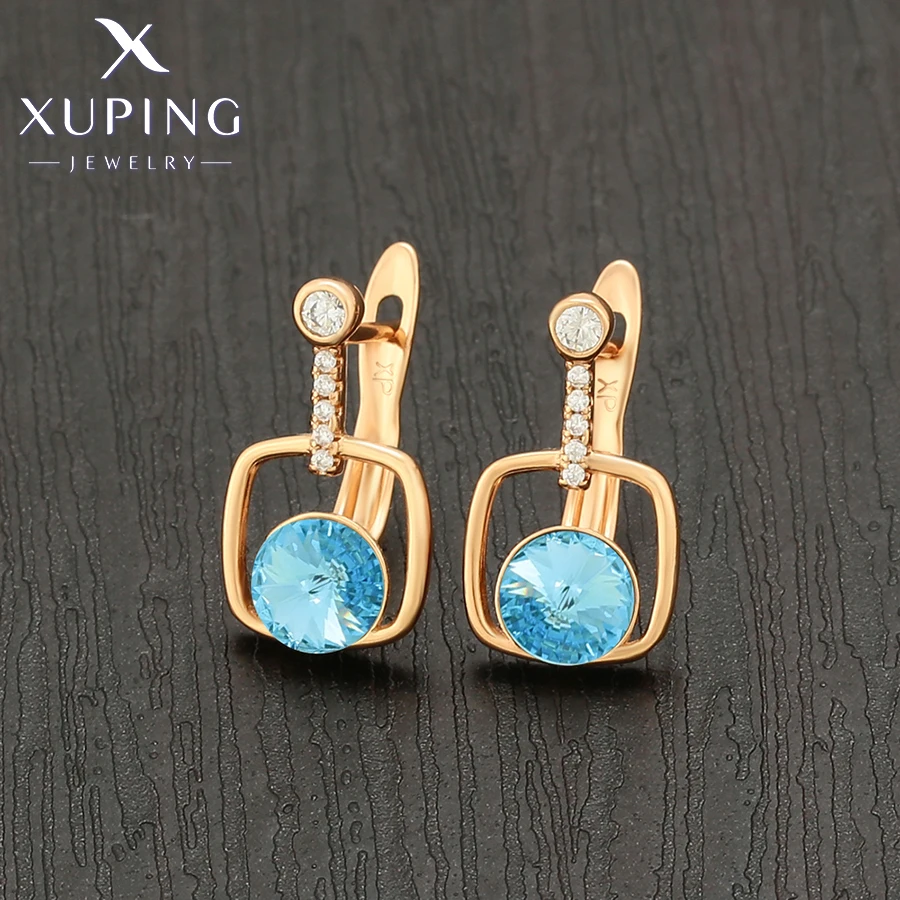 Xuping Jewelry New Arrival Crystals Earrings for Women Christmas Gift A00426806