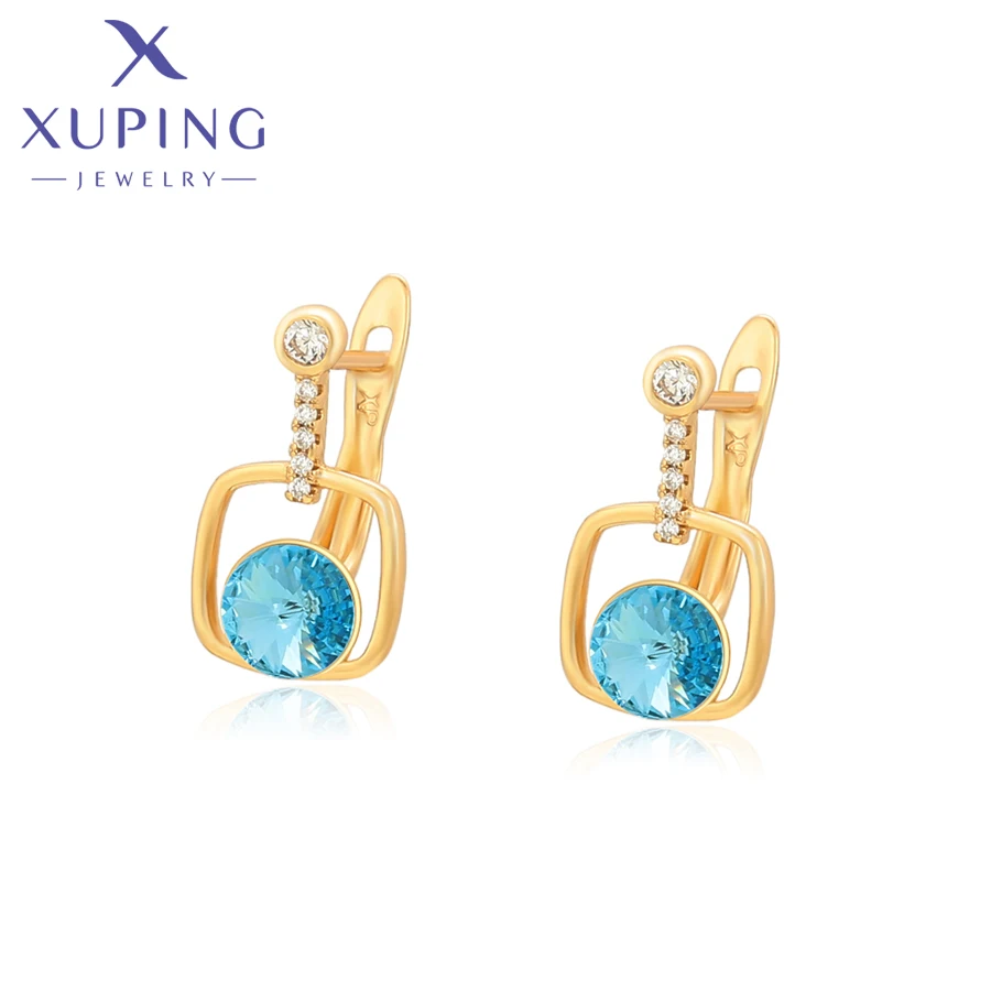 Xuping Jewelry New Arrival Crystals Earrings for Women Christmas Gift A00426806