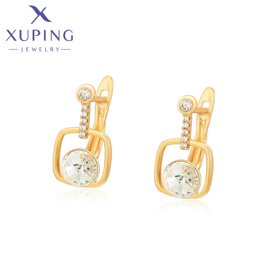 Xuping Jewelry New Arrival Crystals Earrings for Women Christmas Gift A00426806