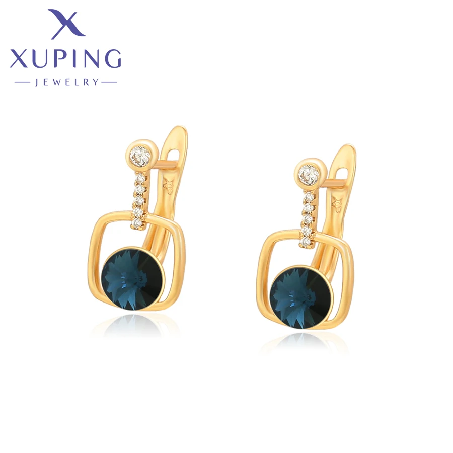 Xuping Jewelry New Arrival Crystals Earrings for Women Christmas Gift A00426806