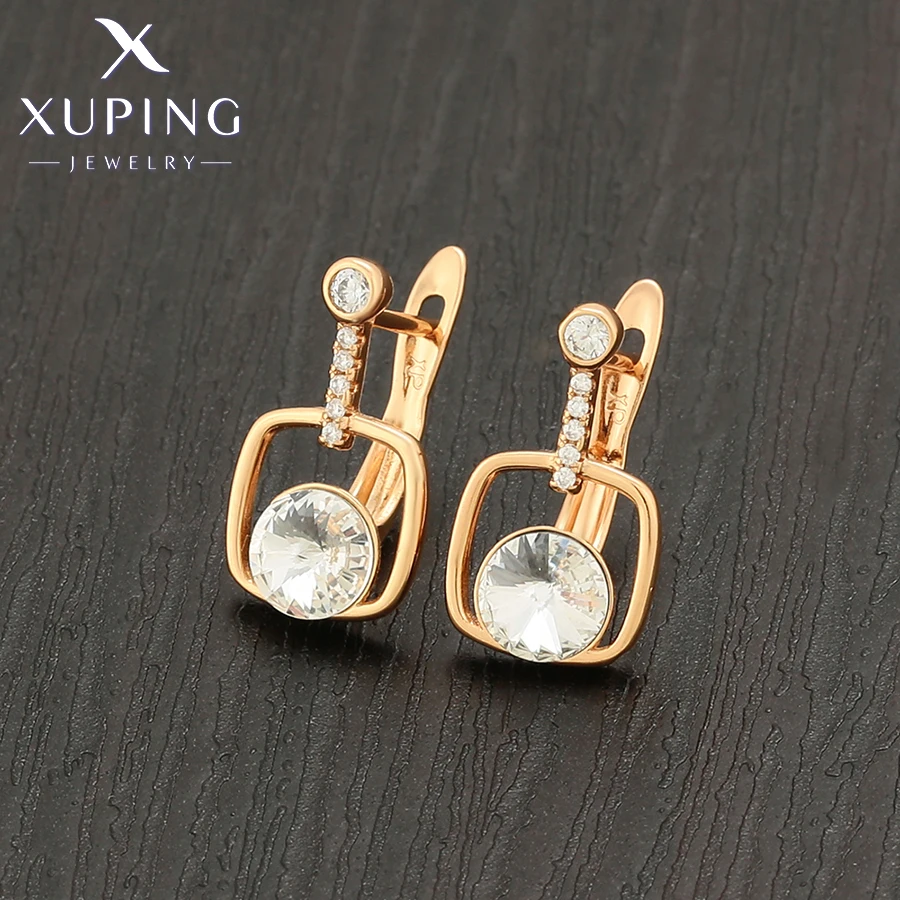 Xuping Jewelry New Arrival Crystals Earrings for Women Christmas Gift A00426806