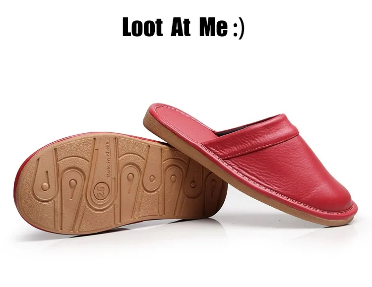 Affordable PU Leather Slipper Men's Home Shoes Winter Waterproof Slippers Unisex Indoor Shoes Room Guest Slipper Man Flip Flops