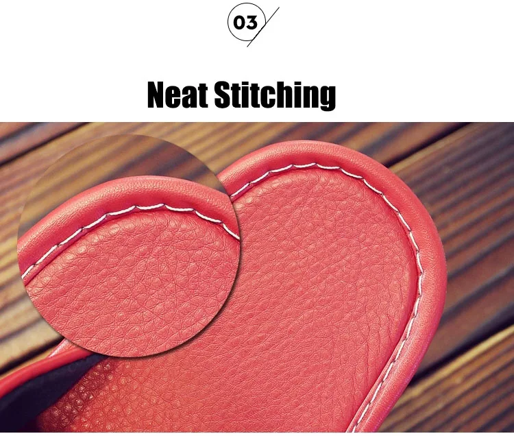 Affordable PU Leather Slipper Men's Home Shoes Winter Waterproof Slippers Unisex Indoor Shoes Room Guest Slipper Man Flip Flops