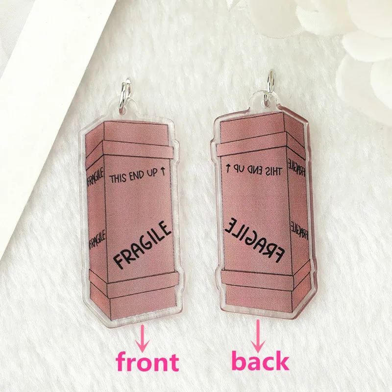 6Pcs Christmas Charms Creative Acrylic Leg Lamp Pendant For Necklace Keychain Diy Making Accessories