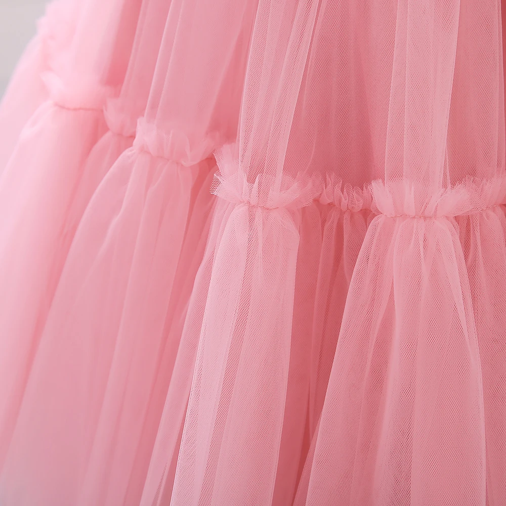Newborn Baptism Dress For Baby Girls Princess Tutu Costume Infant 1 Year Birthday Party Dresses Toddler Girl Wedding Clothes