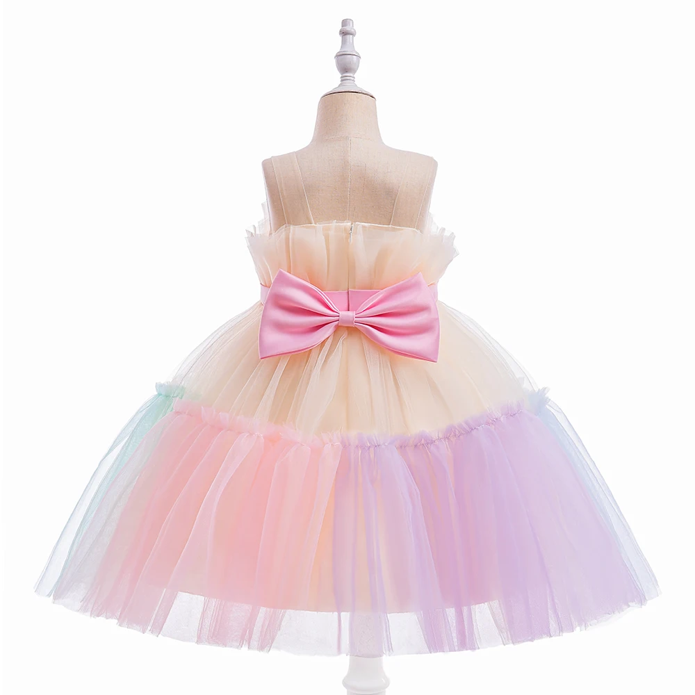 Newborn Baptism Dress For Baby Girls Princess Tutu Costume Infant 1 Year Birthday Party Dresses Toddler Girl Wedding Clothes