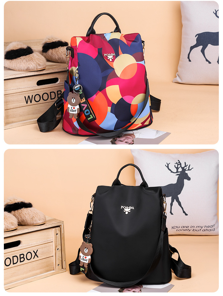 Women Backpack Fashion Oxford Cloth Shoulder Bags School Bags for Teenage Large Capacity Print Waterproof Travel Backpack