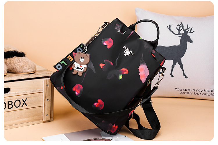 Women Backpack Fashion Oxford Cloth Shoulder Bags School Bags for Teenage Large Capacity Print Waterproof Travel Backpack