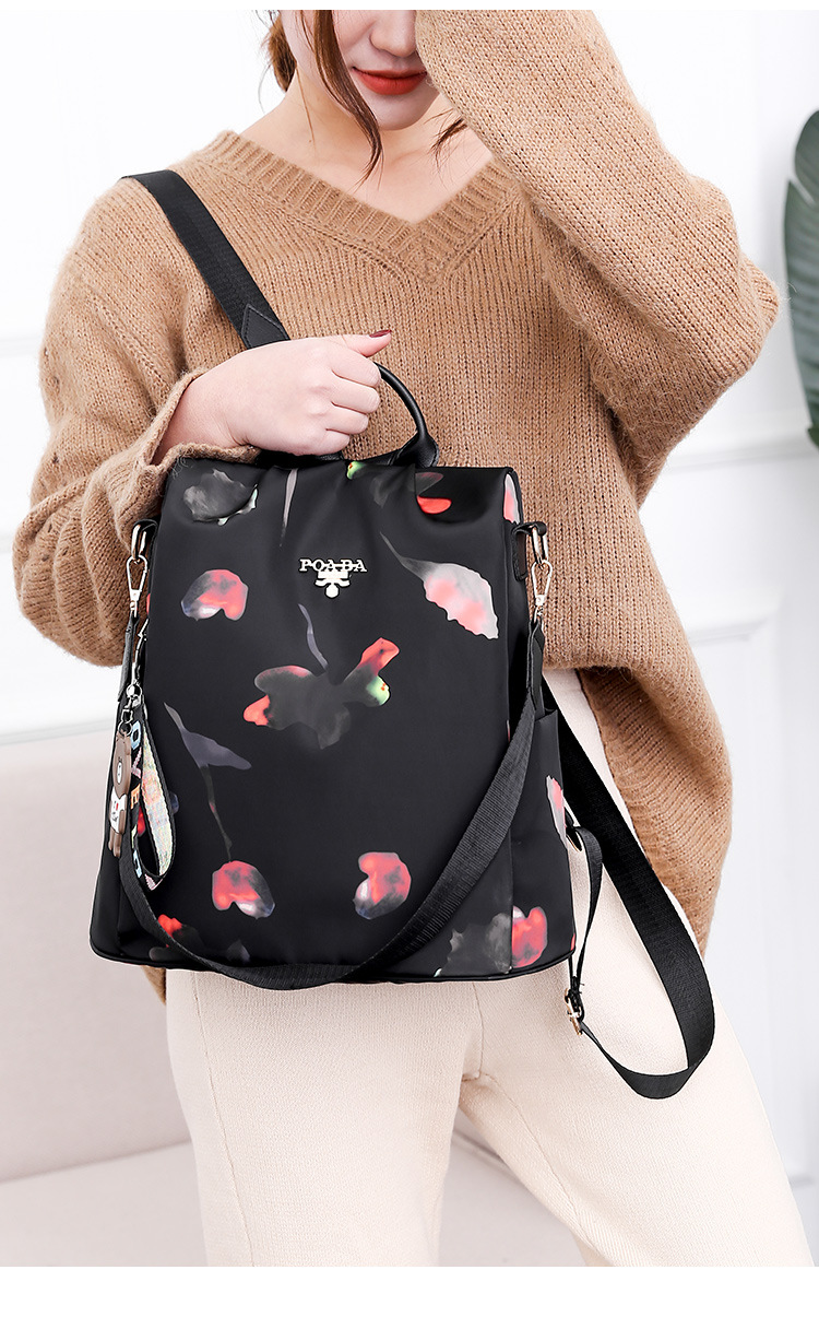 Women Backpack Fashion Oxford Cloth Shoulder Bags School Bags for Teenage Large Capacity Print Waterproof Travel Backpack