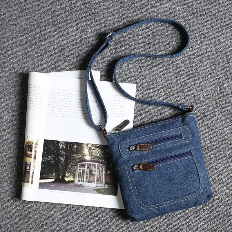Fashion Shoulder Bags For Women Vintage Denim Crossbody Bag Female Small Messenger Bags Casual Handbags Purse