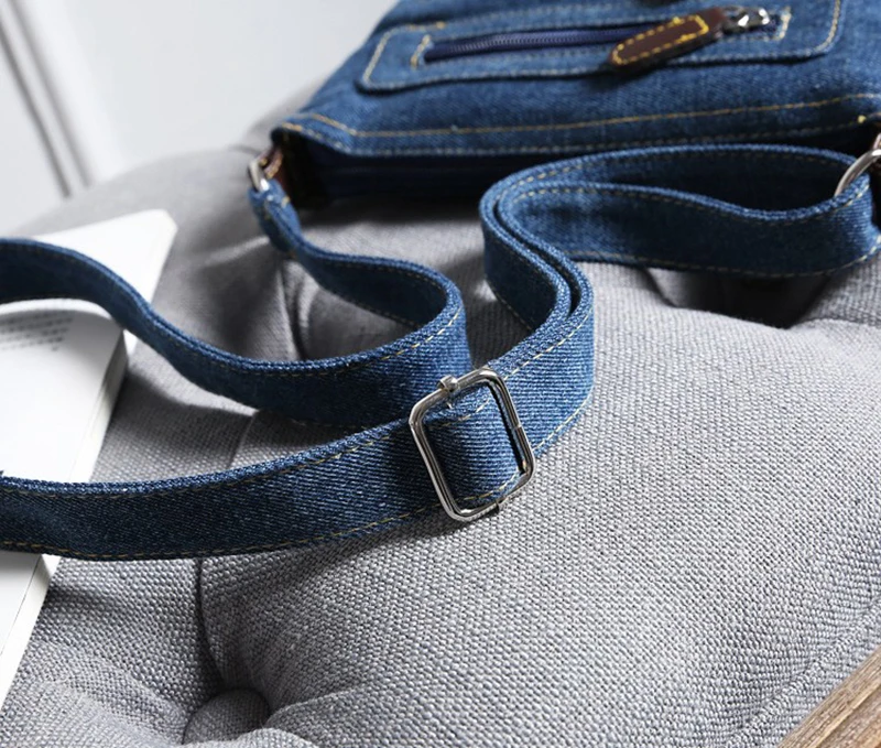 Fashion Shoulder Bags For Women Vintage Denim Crossbody Bag Female Small Messenger Bags Casual Handbags Purse