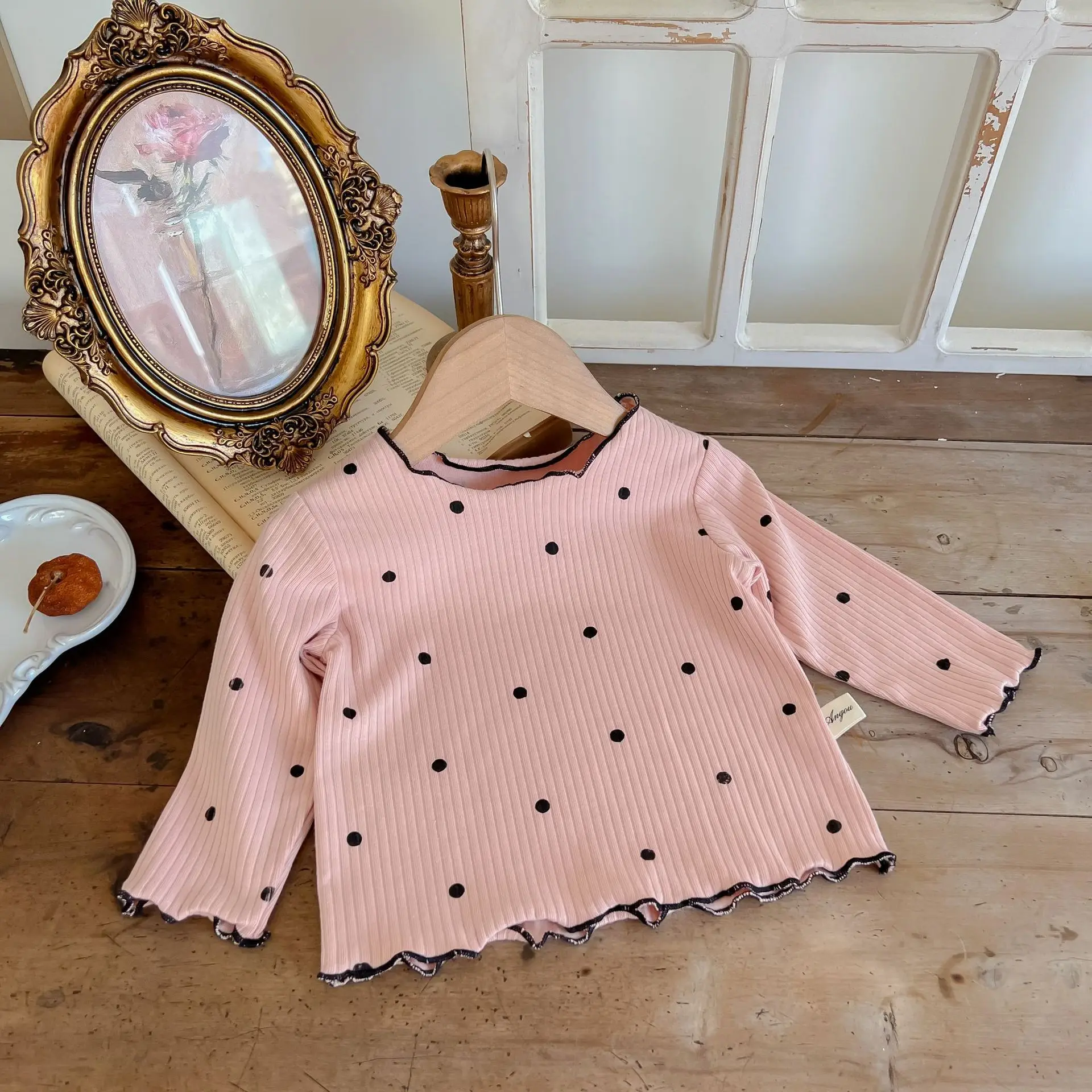 2psc Spring And Autumn Newborn Infant Baby Girls Suit Cartoon Long Sleeved Thread Cotton Kids Fashion Baby Clothing