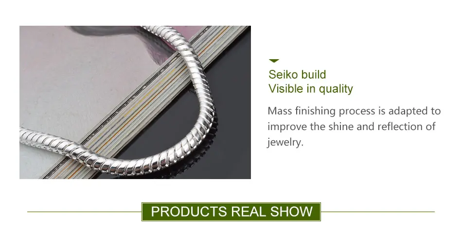 ZDADAN 925 Sterling Silver 1MM 2MM 3MM Snake Chain Necklace For Men Women Fashion Wedding Party Jewelry Gift Wholesale