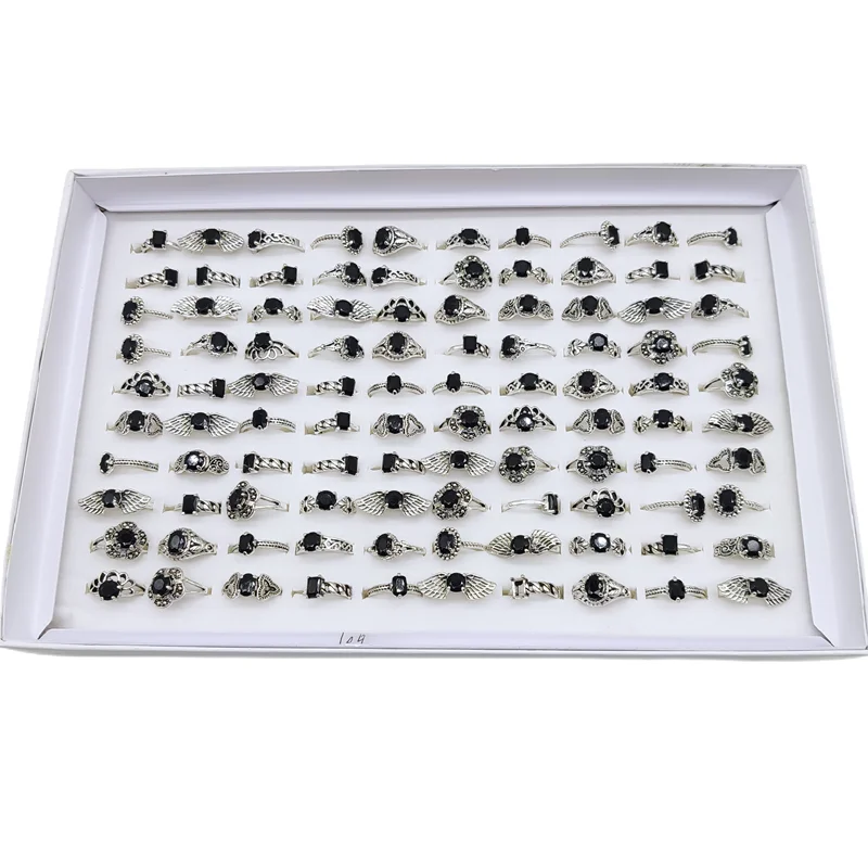 50000 Style Different Finger Rings Wholesale In Stock 100pc/Lot Hot Vintage Silver Gold Color New Alloy Joint Ring Party Women
