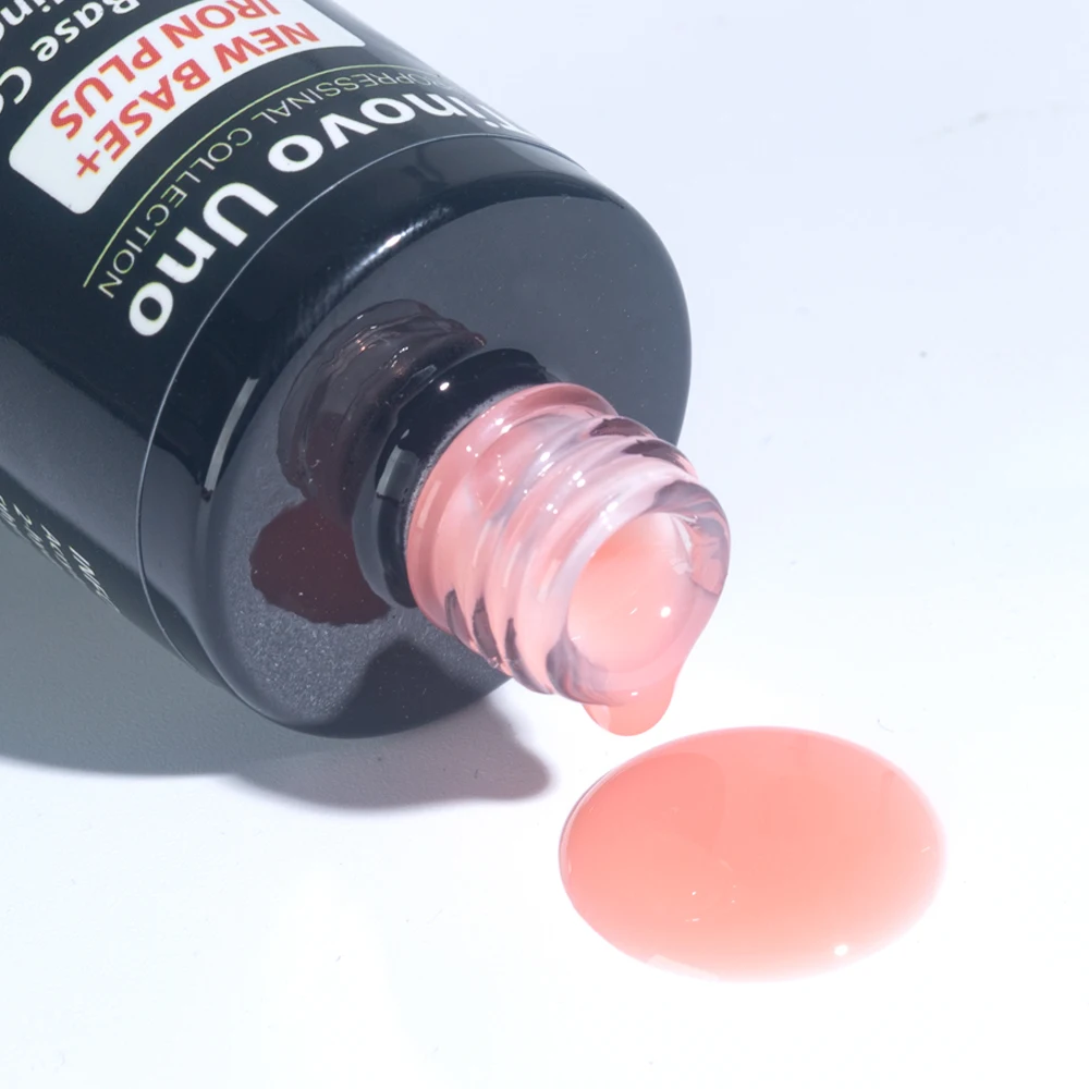 Tinovo Uno NEW Rubber Base Gel Polish Self Leveling Base Coat Gellak In A Bottle 12ML Semi Permanent UV/LED Maicure Nails Art