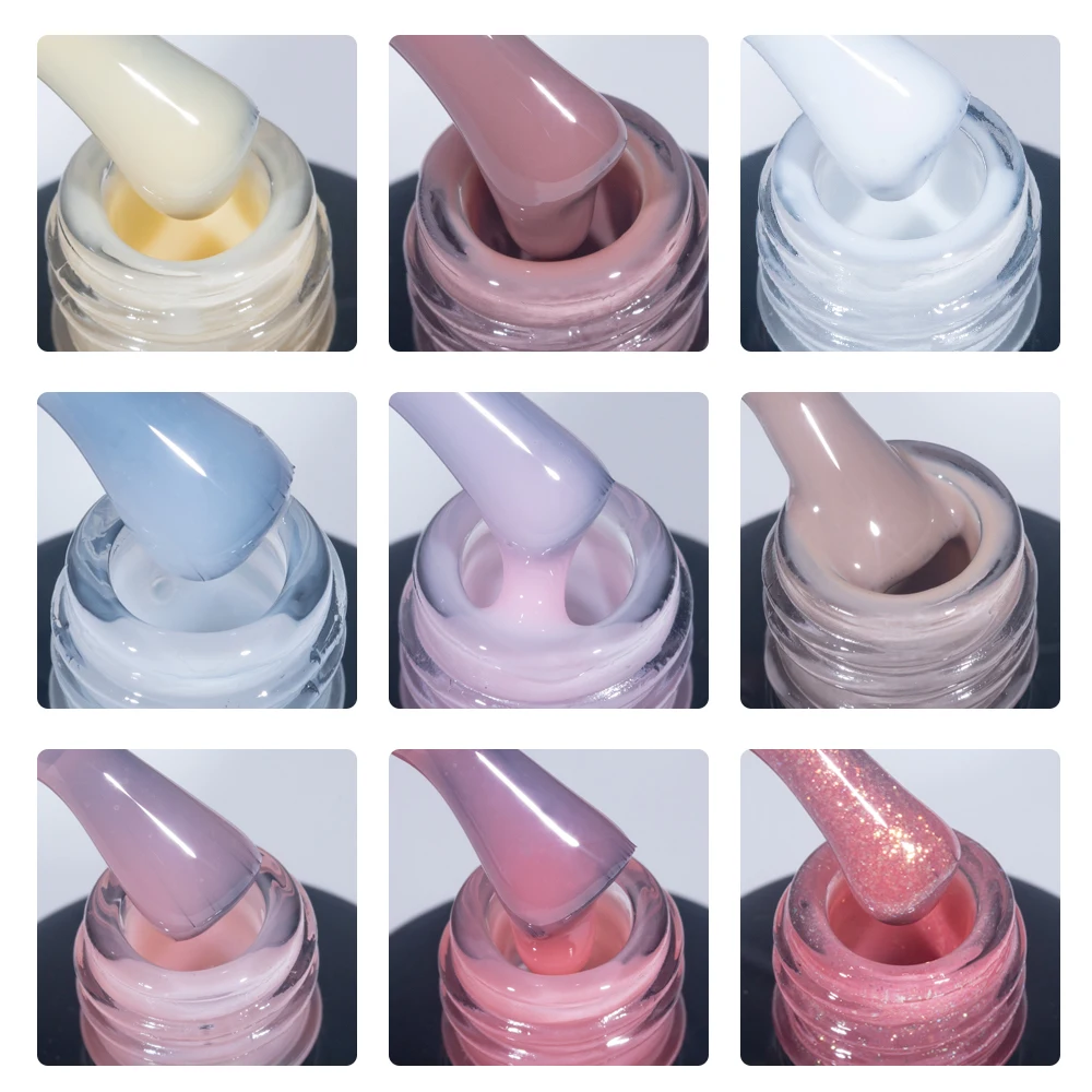 Tinovo Uno NEW Rubber Base Gel Polish Self Leveling Base Coat Gellak In A Bottle 12ML Semi Permanent UV/LED Maicure Nails Art