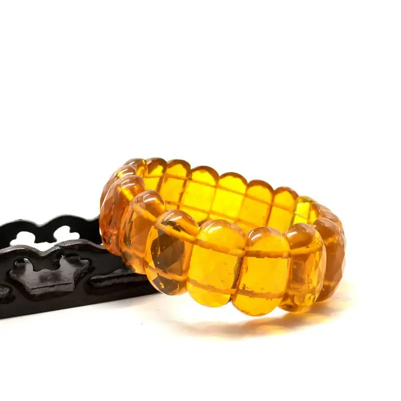 Wholesale 12X24mm Cut Natural Stone Agate Crystal Energy Stone Bracelet Single Layer Hand Sign Men's and Women's Fashion Jewelry