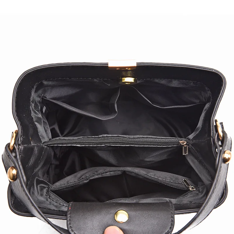 Crocodile Pattern Bucket Shoulder Bag For Women Fashion Brands Female Handbag Large Capacity Lady Crossbody Bag Handbag Purse