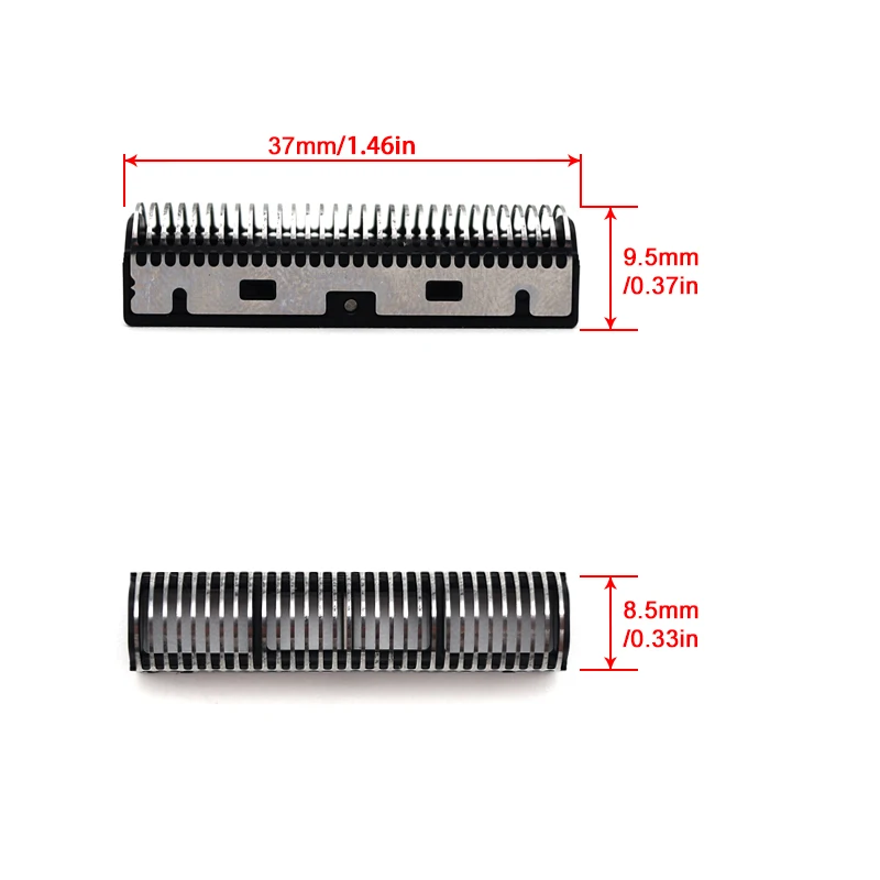 For Kemei KM-TX1 Electric Shaver Original High Quality Replacement Double Foiled Blade Net Cover Repair Accessories Wholesales