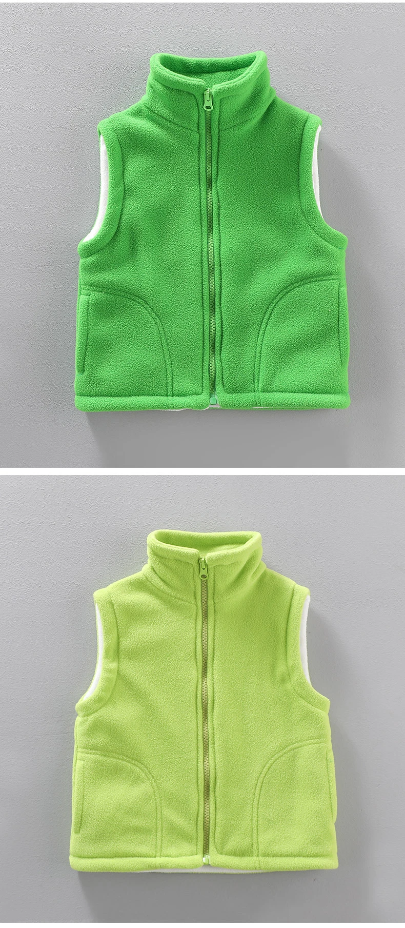 3 to 10 Years Teenager Outwear Waistcoats Sleeveless Jackets Children's Vest For Boy Girl Polar Fleece Baby Kid Vest Warm Winter