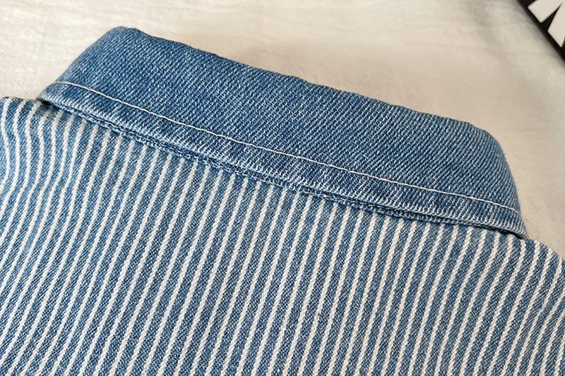New Spring Autumn Denim Jacket For Boys Fashion Children Clothing Kids Baby Boys Clothes Outerwear Striped Jean Jackets Coat