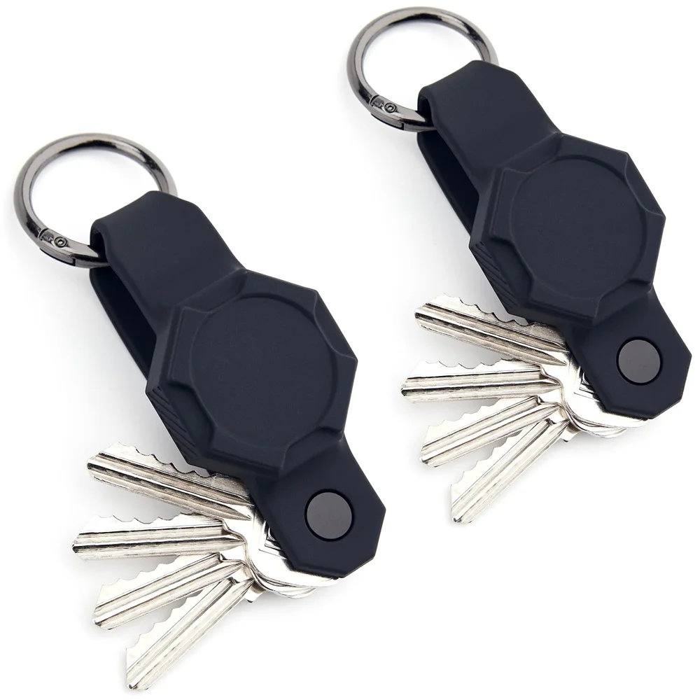 For Apple Airtag Motorcycle Car Keychain Silicone Case Waterproof Multitool Men's Diy Accessories Key Tags Organizer Anti-lost