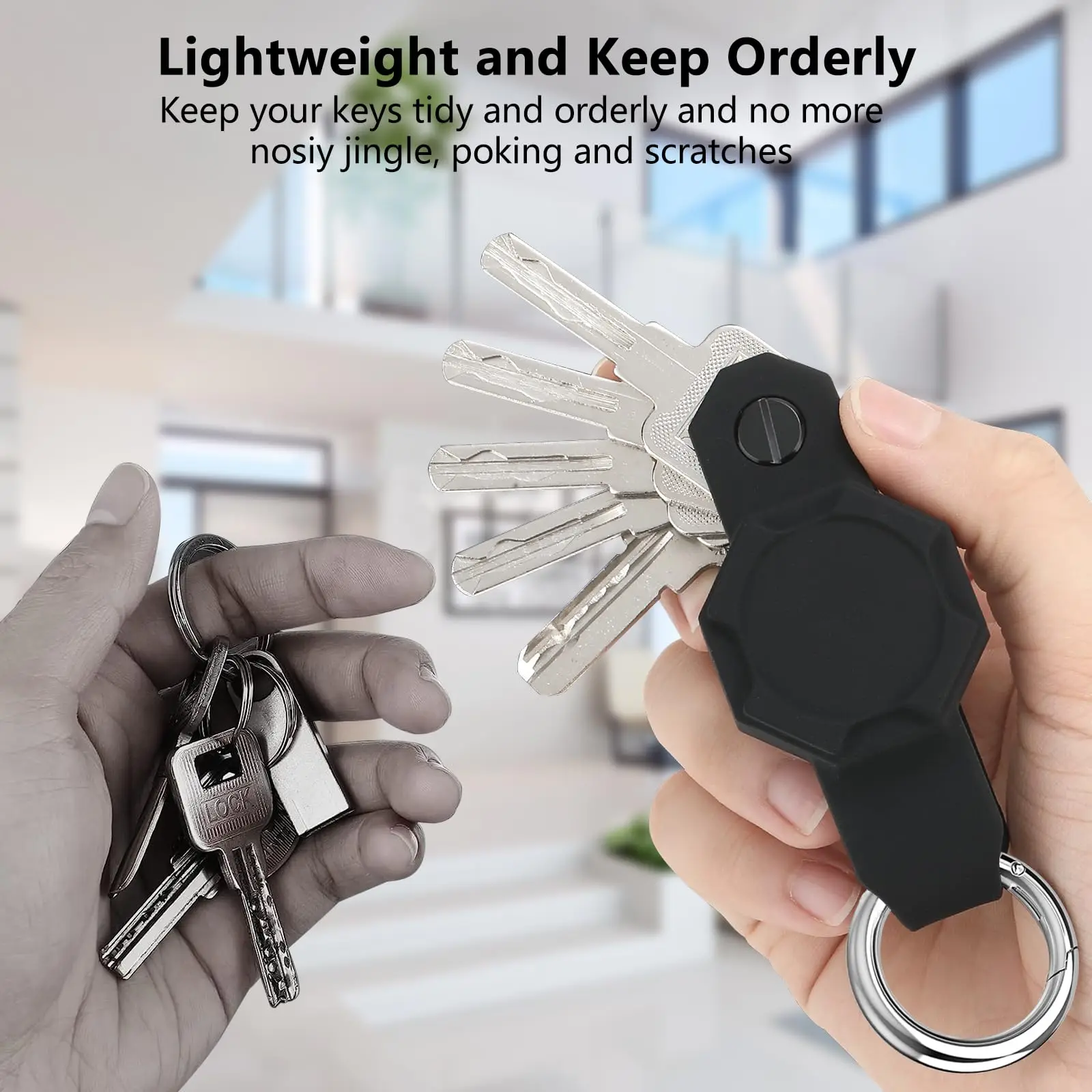 For Apple Airtag Motorcycle Car Keychain Silicone Case Waterproof Multitool Men's Diy Accessories Key Tags Organizer Anti-lost