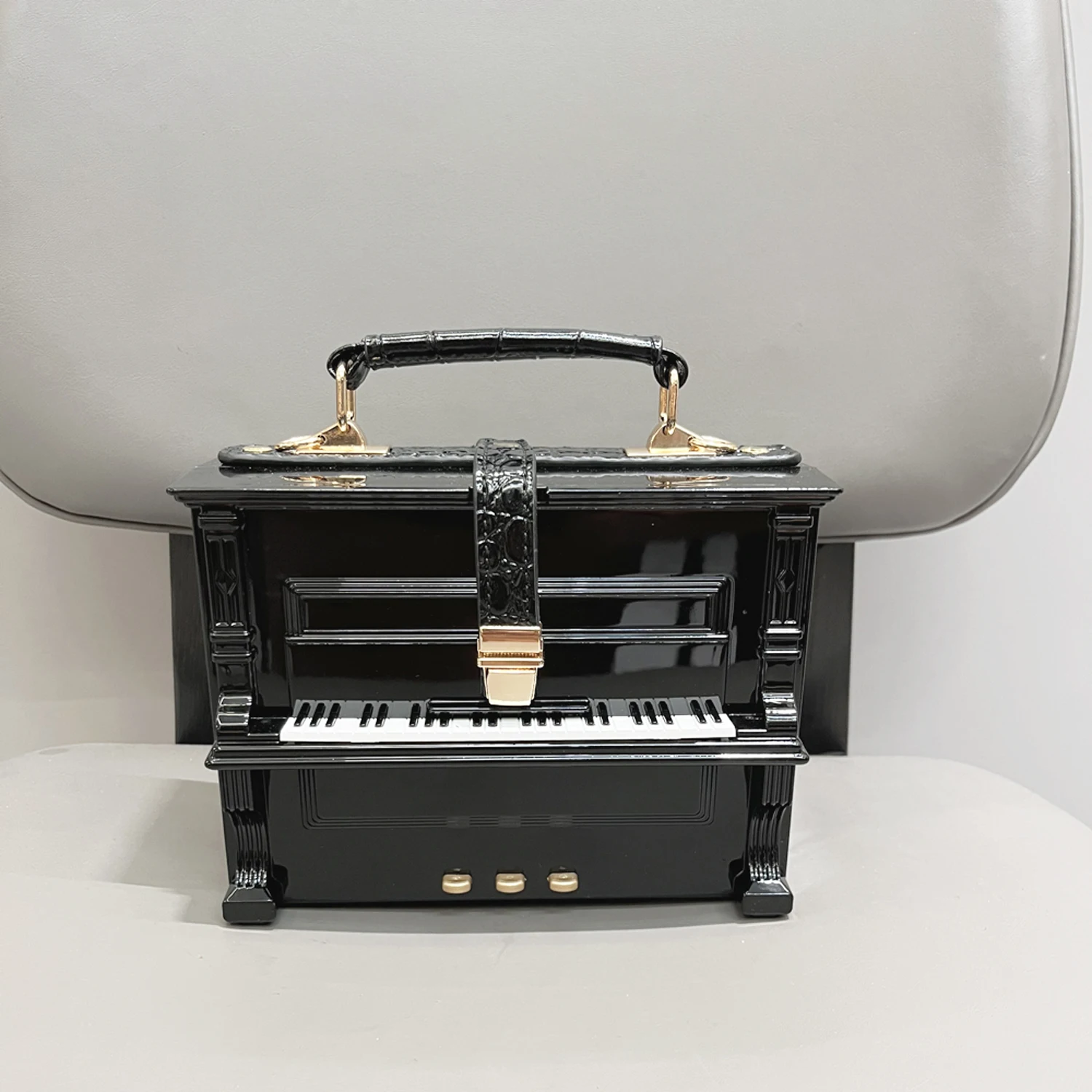 purses and handbags Luxury Designer crossbody shoulder bag For Women piano shape handmade bags Purse Messenger Bag banquet bag