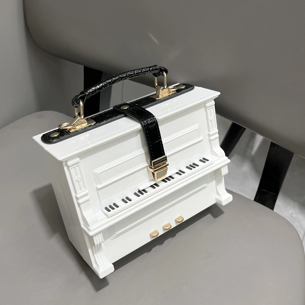 purses and handbags Luxury Designer crossbody shoulder bag For Women piano shape handmade bags Purse Messenger Bag banquet bag