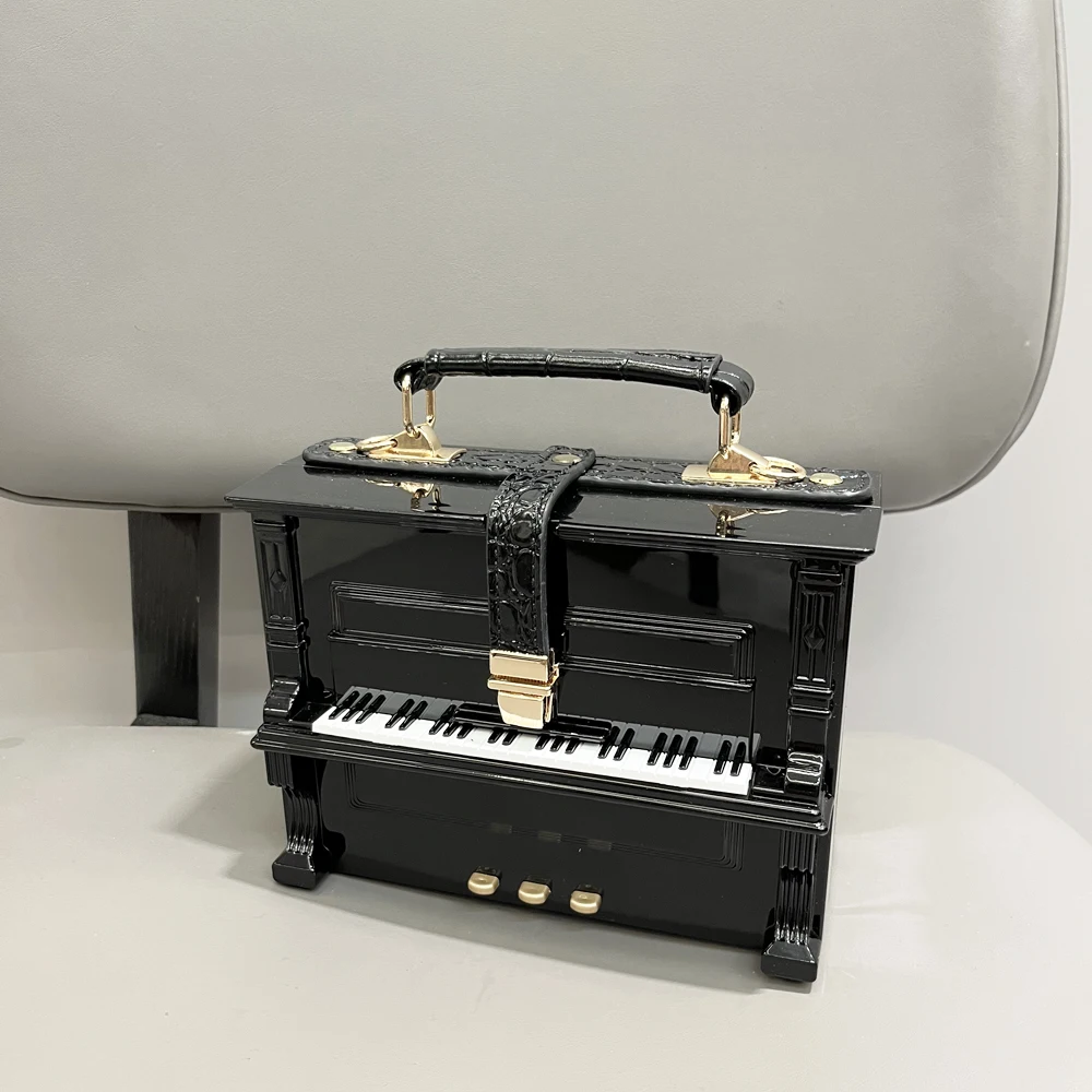 purses and handbags Luxury Designer crossbody shoulder bag For Women piano shape handmade bags Purse Messenger Bag banquet bag