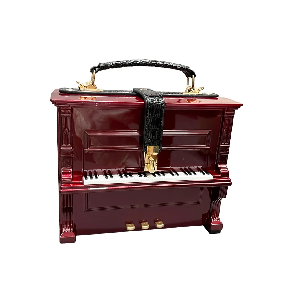 purses and handbags Luxury Designer crossbody shoulder bag For Women piano shape handmade bags Purse Messenger Bag banquet bag