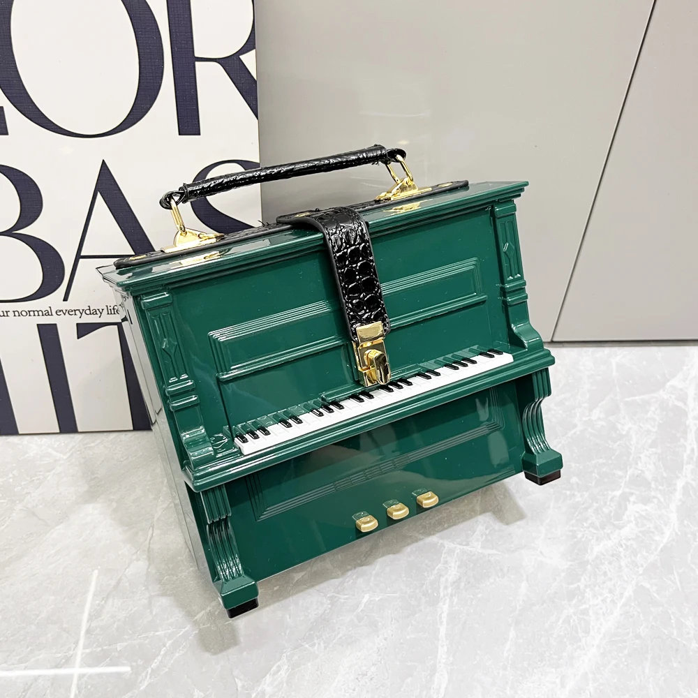 purses and handbags Luxury Designer crossbody shoulder bag For Women piano shape handmade bags Purse Messenger Bag banquet bag
