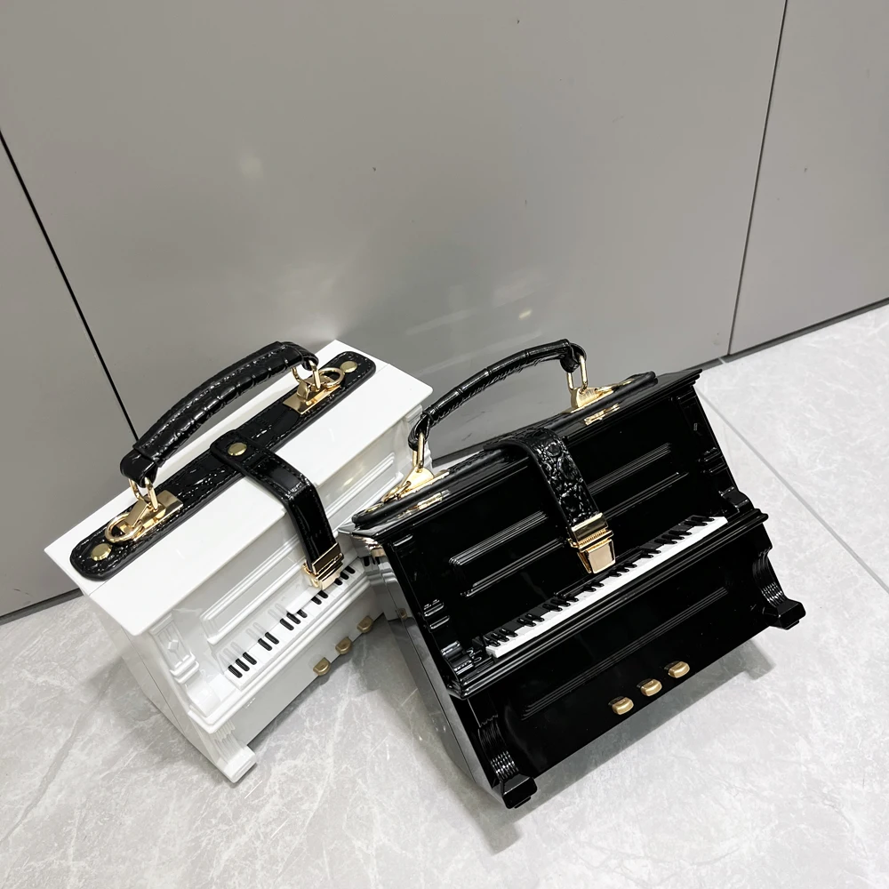 purses and handbags Luxury Designer crossbody shoulder bag For Women piano shape handmade bags Purse Messenger Bag banquet bag