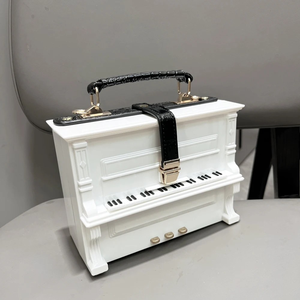 purses and handbags Luxury Designer crossbody shoulder bag For Women piano shape handmade bags Purse Messenger Bag banquet bag