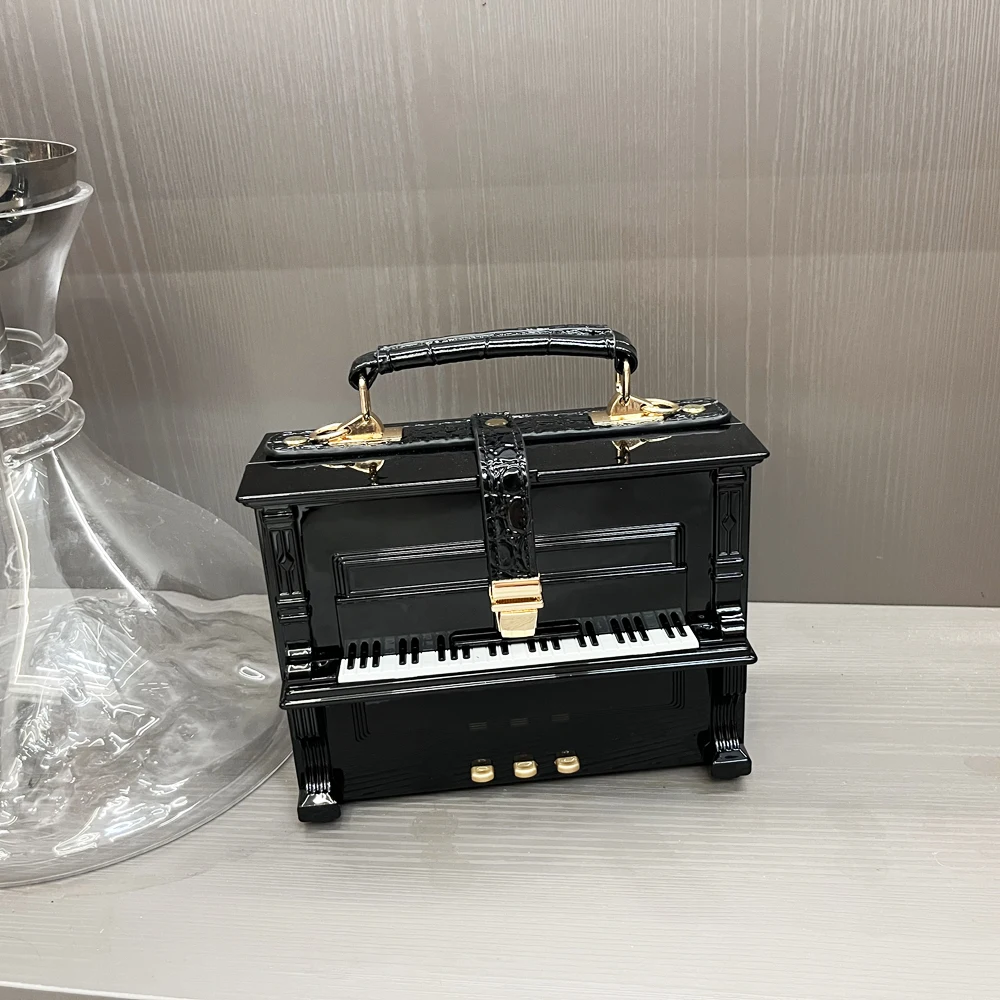 purses and handbags Luxury Designer crossbody shoulder bag For Women piano shape handmade bags Purse Messenger Bag banquet bag