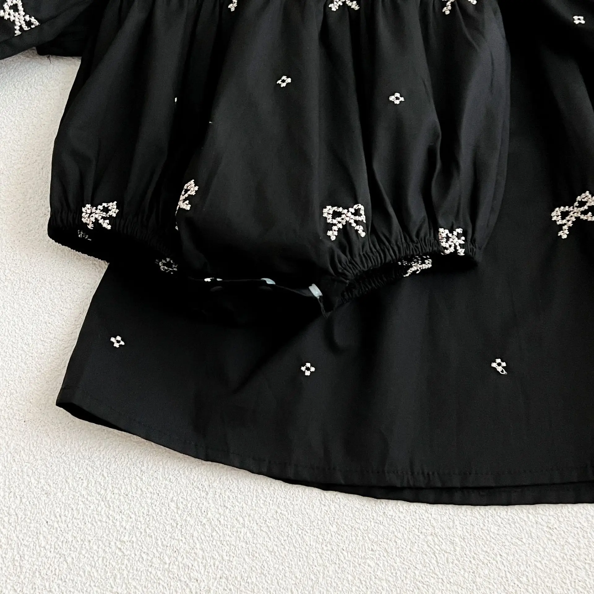 New Kids Baby Girls Long Sleeve Sweet Embroider Sisters Rompers Spring Autumn Kids Baby Girls Children Clothes Dress