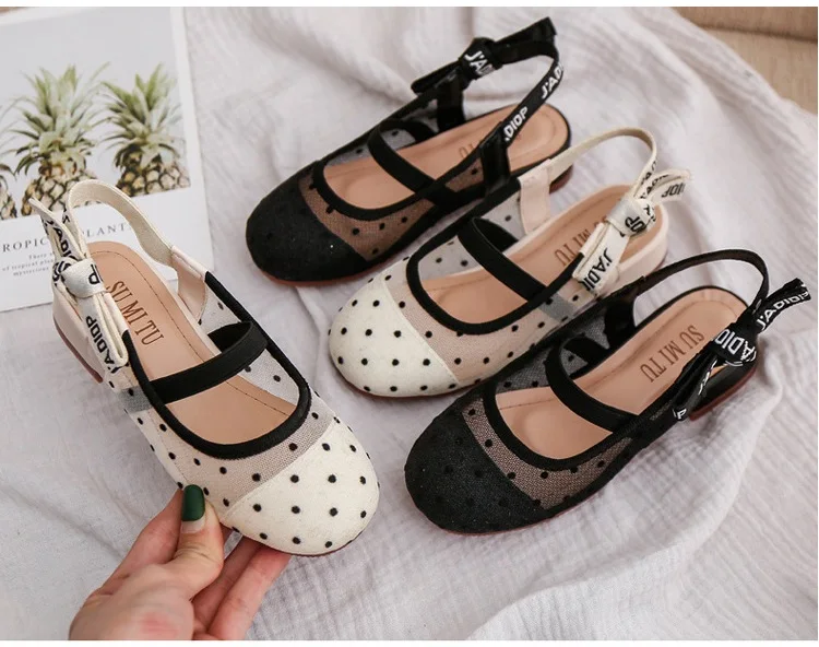 Kids Girls Leather Shoes Cute Children Students Girls Performance Shoes Beautiful Kids Students Soft Bottom Dance Footwear