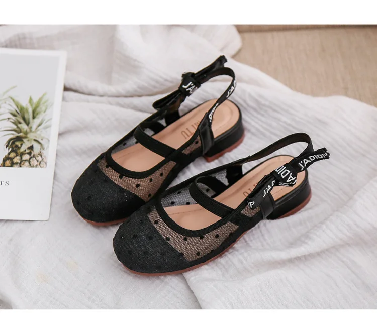 Kids Girls Leather Shoes Cute Children Students Girls Performance Shoes Beautiful Kids Students Soft Bottom Dance Footwear