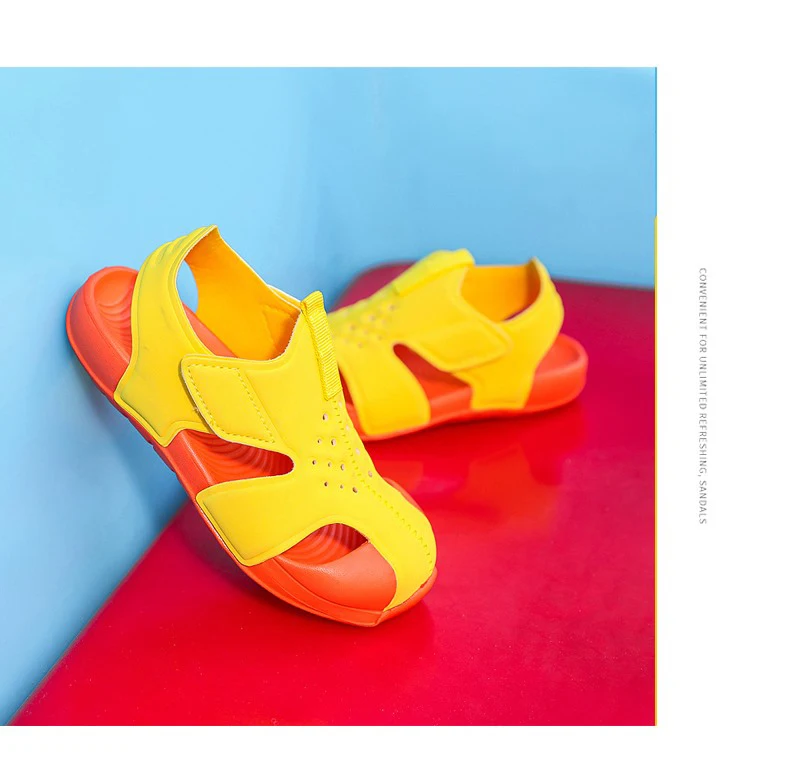 Children Functional Sandals Kids Fashion Shoes Outdoor Non-Slip Summer Baby Beach Shoes Boys and Girls Cool Barefoot Sandals