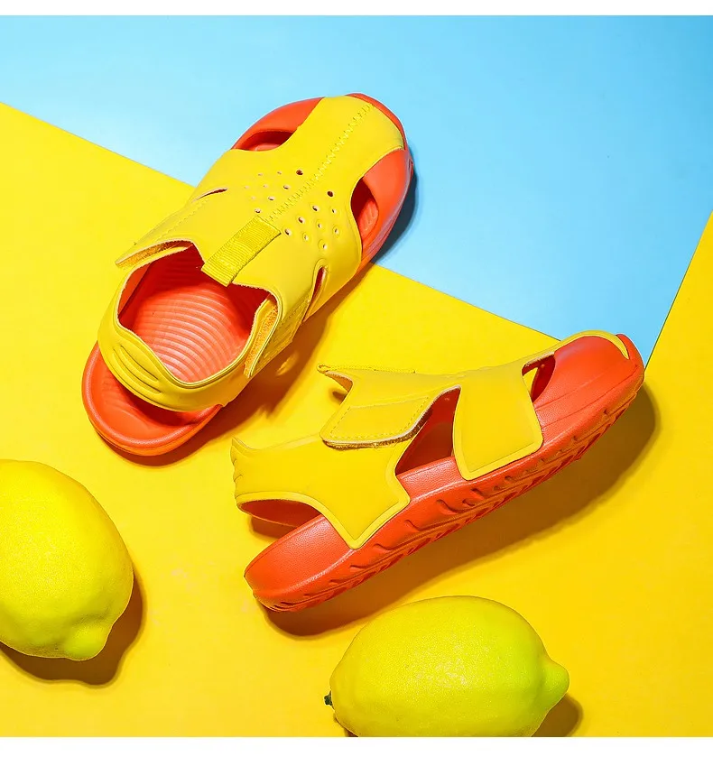 Children Functional Sandals Kids Fashion Shoes Outdoor Non-Slip Summer Baby Beach Shoes Boys and Girls Cool Barefoot Sandals