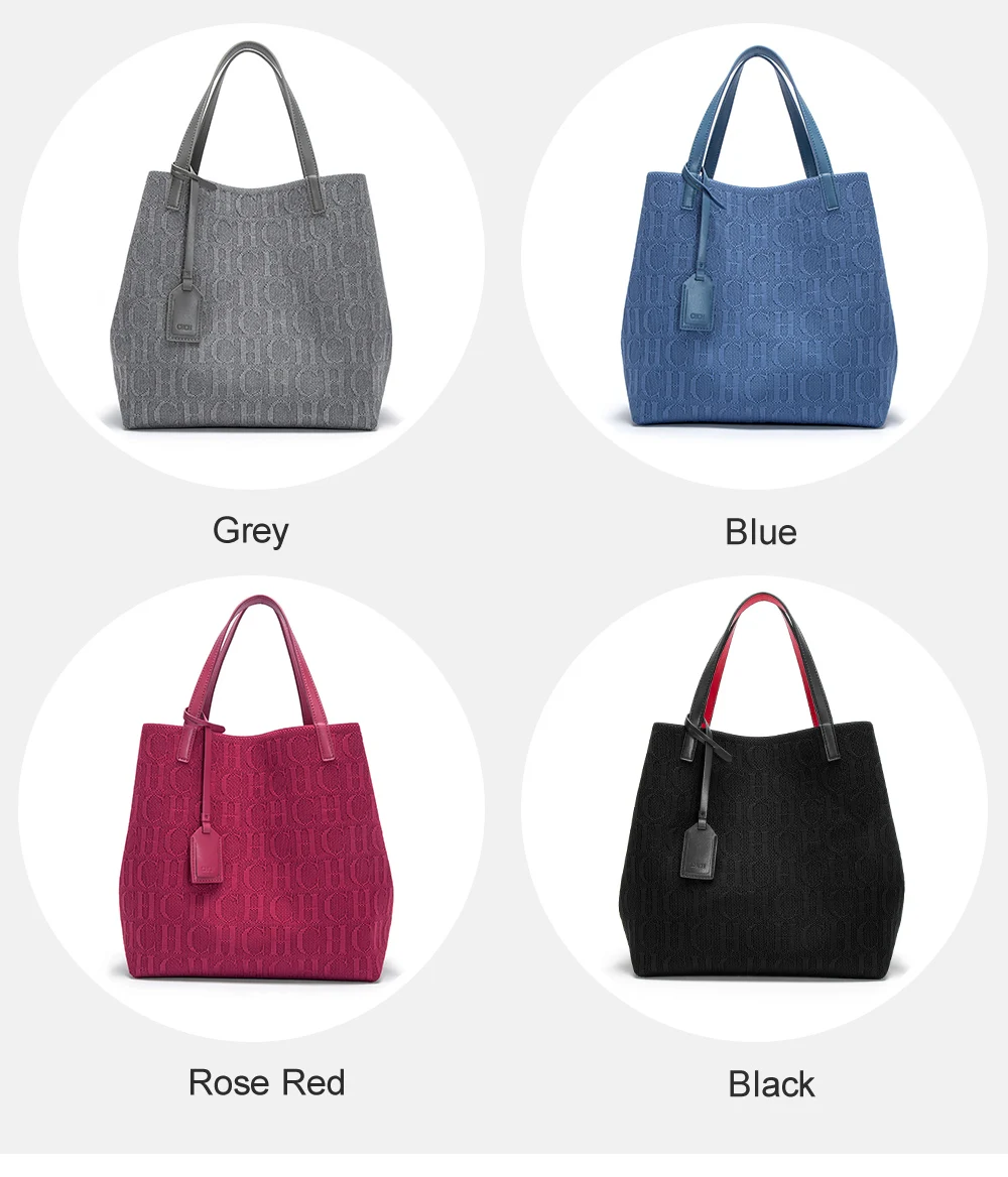 CHCH Winter Luxury Brand Fashion Printed Women's Handbag Large Capacity Travel Commuting Multi Functional Large Capacity Handbag