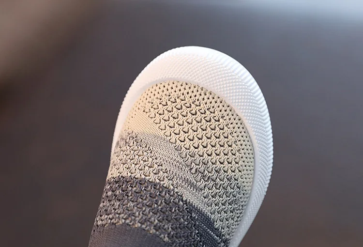 Size 20-31 Children Shoes Spring Autumn Kids Sneakers Soft Breathable Mesh Boys Slip-on Shoes Patchwork Color Girls Shoes