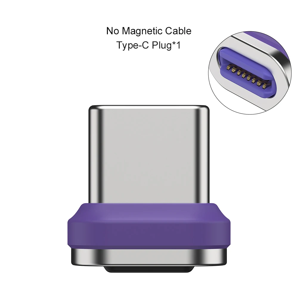 5 pieces Magnetic Cable Connectors Plug 5 pcs 16 Pins Magnetic Tips Head for Magnetic Fast Charging Cable Type C Phone Cable