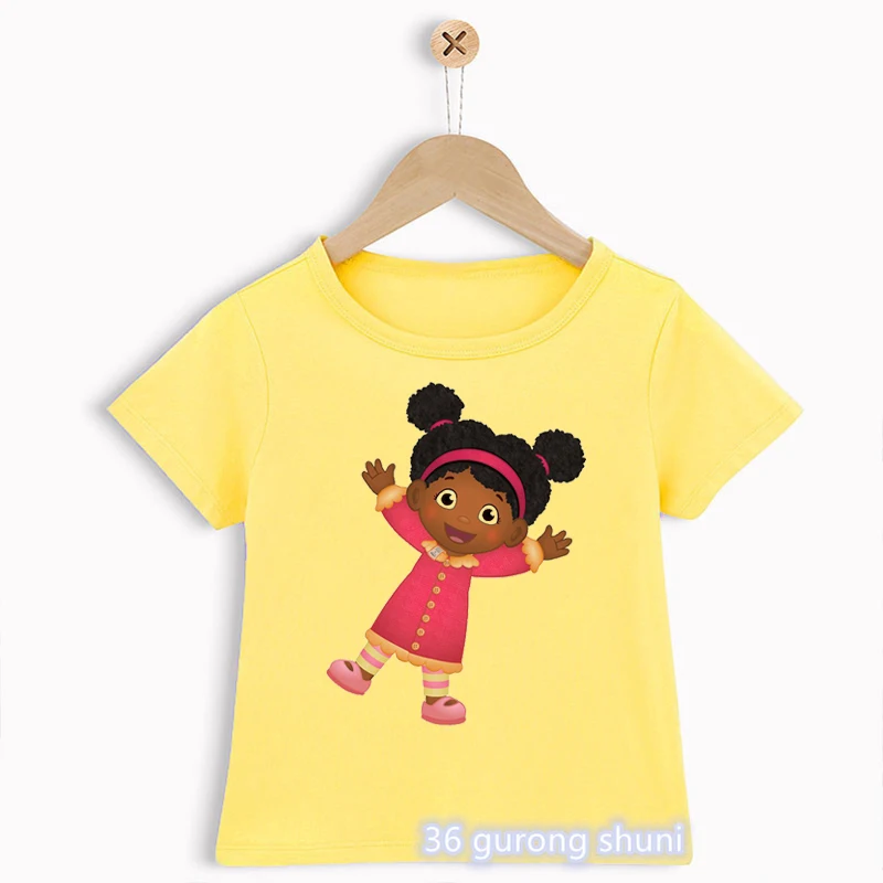 Novelty Design Boys T-Shirts Funny Daniel Tiger’S Neighborhood Cartoon Print Toddler Tshirts Summer Fashion Children’S T Shirts