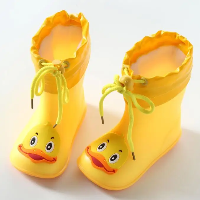 Children's Rain Boots Boy Girl's Solid Colour Waterproof Rain Boots Comfy Non Slip Durable Water Shoes For Kid's Outdoor