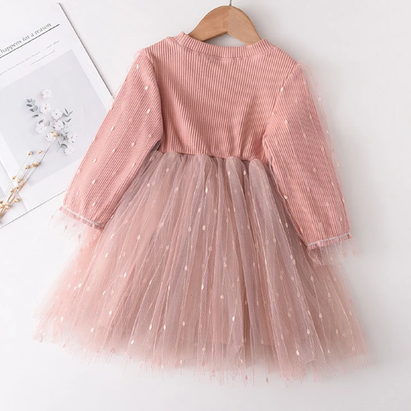 Bear Leader Girls Princess Patchwork Dress 2026 New Fashion Party Costumes Kids Bowtie Casual Outfits Baby Lovely Suits for 2 7Y