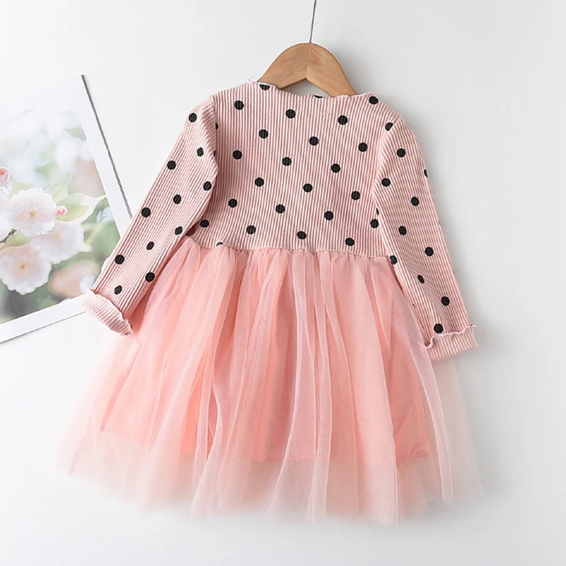 Bear Leader Girls Princess Patchwork Dress 2026 New Fashion Party Costumes Kids Bowtie Casual Outfits Baby Lovely Suits for 2 7Y