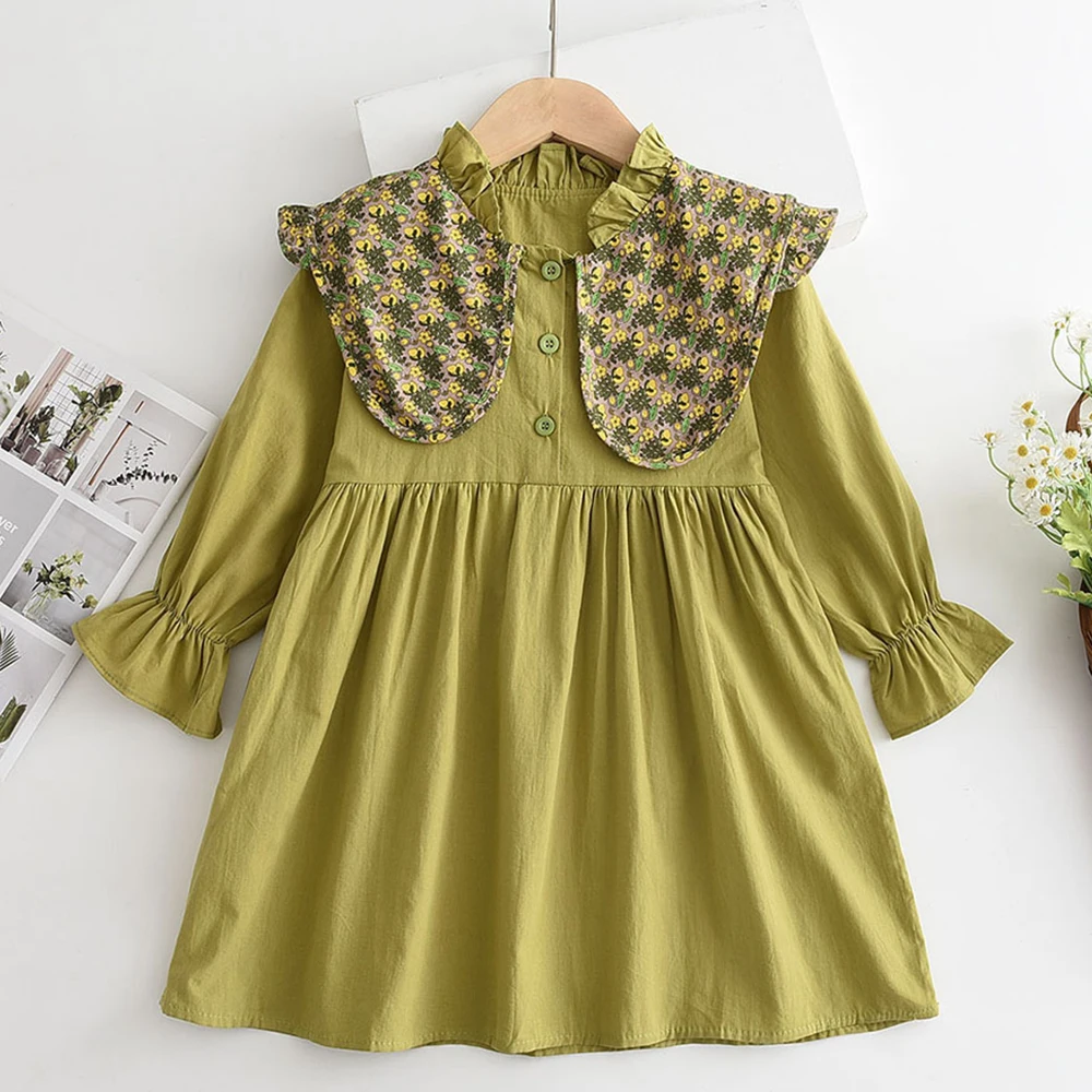 Bear Leader Girls Princess Patchwork Dress 2026 New Fashion Party Costumes Kids Bowtie Casual Outfits Baby Lovely Suits for 2 7Y